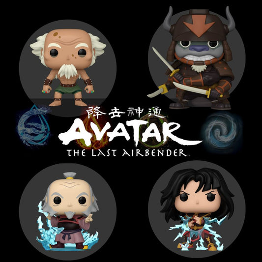 Avatar The Last Airbender Combo set - 4 Funko Pop
